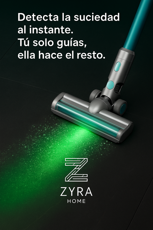Aspiradora Inalámbrica Zyra Home con Luz Láser